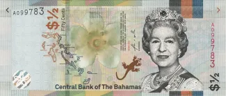 Bahamas 50 Cents - Elizabeth II, 2019 image