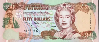 Bahamas 50 Dollars - Elizabeth II, 1996 image