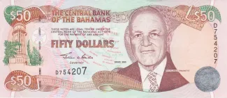 Bahamas 50 Dollars, 2000 image