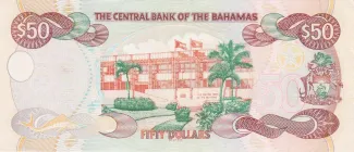 Bahamas 50 Dollars, 2000 reverse