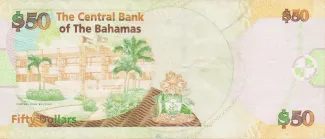 Bahamas 50 Dollars, 2006-2012 reverse