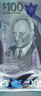 Barbados 100 Dollars, 2024 image