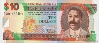 Barbados 10 Dollars, 2000 image