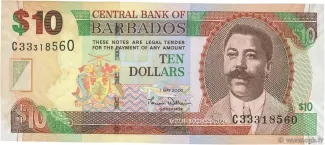 Barbados 10 Dollars, 2012 image