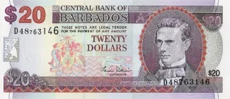 Barbados 20 Dollars, 2006 image