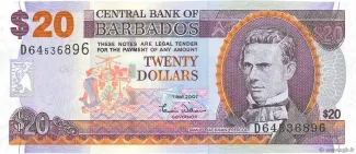 Barbados 20 Dollars, 2007 image