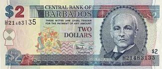 Barbados 2 Dollars, 2000 image
