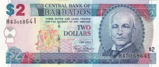 Barbados 2 Dollars, 2012 image