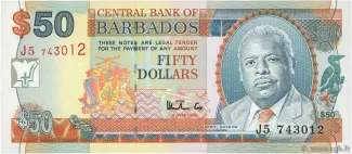 Barbados 50 Dollars, 2000 image