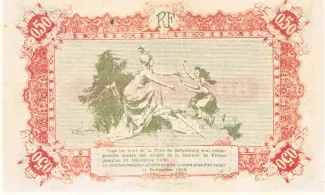 French notgeld 50 Centimes, 1918 reverse