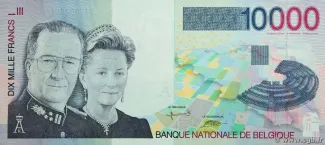 Belgium 10.000 Francs, 1997 image