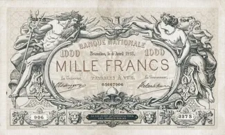 Belgium 1.000 Francs, 1921 image
