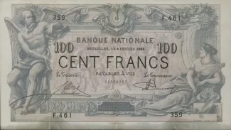 Belgium 100 Francs, 1905 image