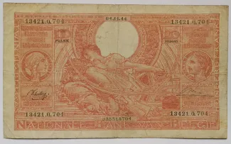 Belgium 100 Francs, 1944 image