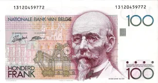 Belgium 100 Francs, 1992 image