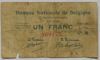 Belgium 1 Franc, 1914 image
