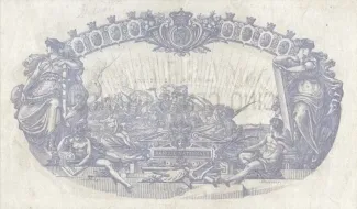 Belgium 500 Francs, 1887-1908 reverse