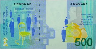 Belgium 500 Francs, 1998 reverse
