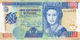 Belize 100 Dollars, 2003-2021