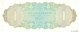 Belize 1 Dollar, 1974-1976 reverse