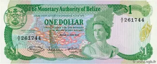 Belize 1 Dollar, 1980