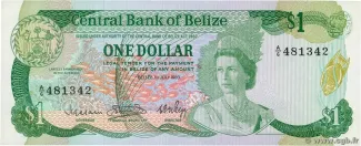 Belize 1 Dollar, 1983