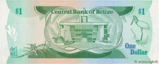 Belize 1 Dollar, 1983 reverse