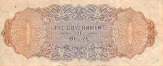 Belize 2 Dollars, 1974-1976 reverse