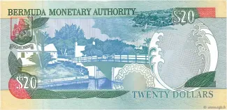 Bermuda 20 Dollars - Elizabeth II, 2000-2007 reverse