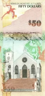 Bermuda 50 Dollars - Elizabeth II, 2009 reverse