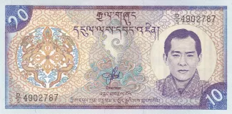 Bhutan 10 Ngultrum, 2000 image