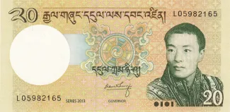 Bhutan 20 Ngultrum, 2013 image