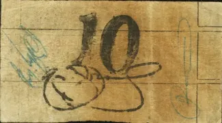 Bohol 10 Centavos, 1943 reverse