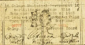 Bohol 10 Centavos, 1943 image