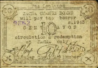 Bohol 10 Centavos, 1943 image