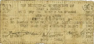 Bohol 10 Centavos, 1943 image