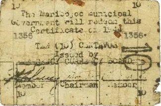 Bohol 10 Centavos, 1944 image