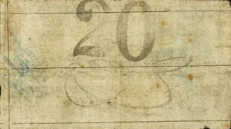 Bohol 20 Centavos, 1943 reverse