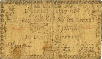 Bohol 20 Centavos, 1943 image