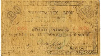 Bohol 20 Centavos, 1943 image