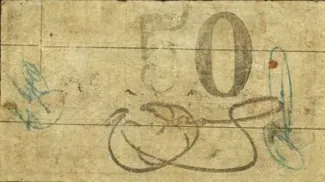 Bohol 50 Centavos, 1943 reverse