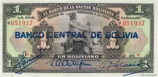 Bolivia 1 Boliviano 1929, 1929