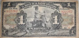 Bolivia 1 Boliviano, 1911