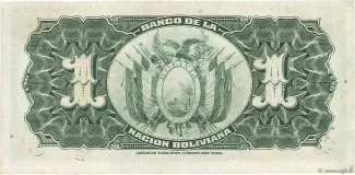 Bolivia 1 Boliviano, 1911 reverse