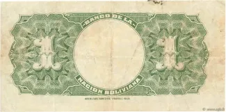 Bolivia 1 Boliviano, 1911 reverse