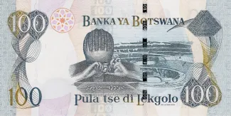 Botswana 100 Pula, 2004-2005 reverse