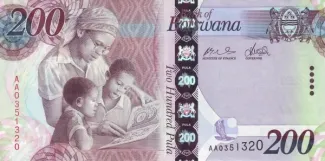 Botswana 200 Pula, 2009-2016