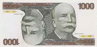 Brazil 1.000 Cruzeiros, 1978-1980 obverse