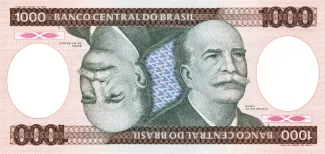 Brazil 1.000 Cruzeiros, 1981-1986 obverse