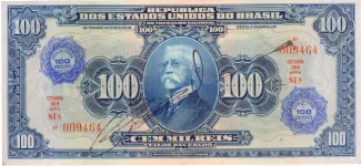 Brazil 100 Cruzeiros, 1942 obverse